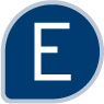 EditShare product logos: EFS logo mark only in light and dark blue
