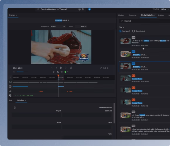 AI-powered video metadata